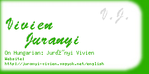 vivien juranyi business card